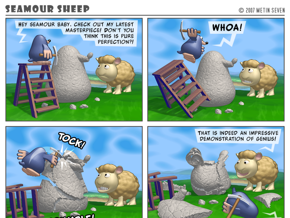 Seamour Sheep comic strip episode, 2007